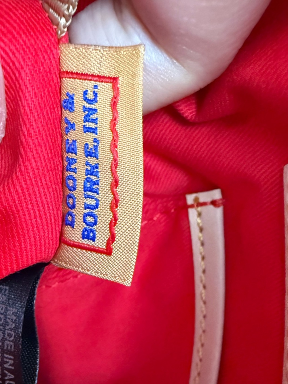Dooney and Bourke Art Deco Zip Zip Satchel - Picture 12 of 14